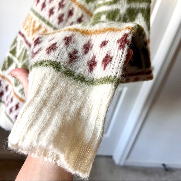 Vintage ICE SHEEP Icelandic 100% New Wool Crew Neck Pullover Sweater—SZ. Med - Picture 5 of 17